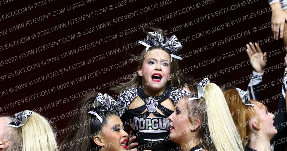 Top Gun All Stars Black Smack · Cheer Power Grand Nationals Correct