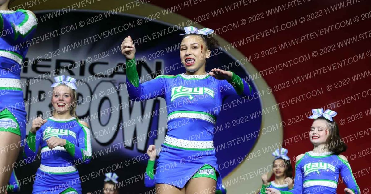 The Stingray Allstars Spitfire · Cheer Power Grand Nationals Correct