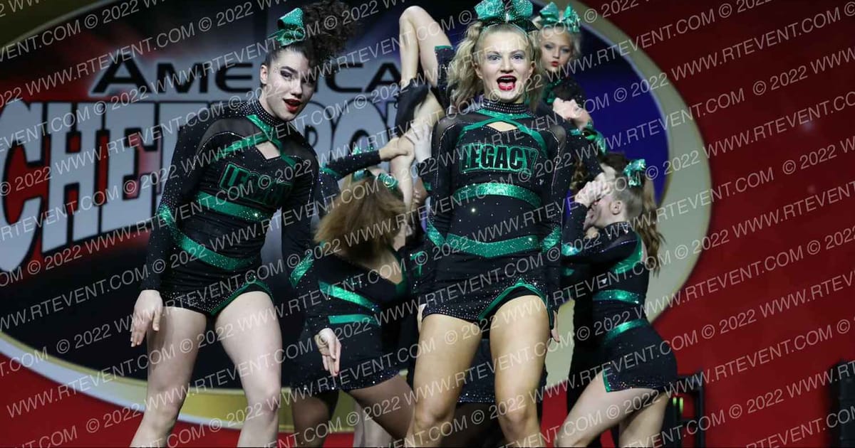 Legacy Xtreme All Stars PYTHONS · Cheer Power Grand Nationals Correct