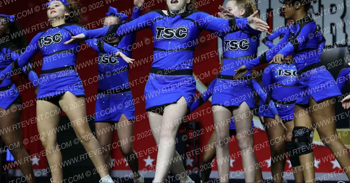 TSC All Stars Black Ice · Cheer Power Grand Nationals Correct