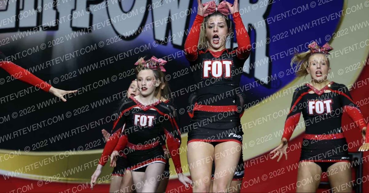 Flipping Out Tumbling Queens · Cheer Power Grand Nationals Correct