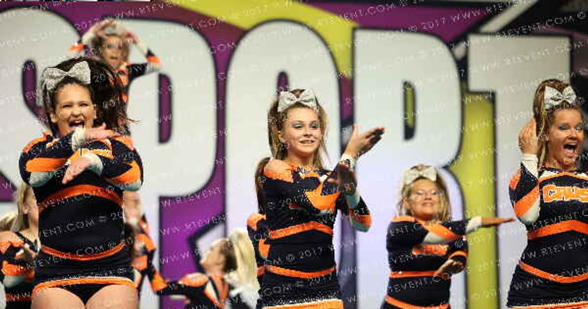 Crush Athletics Grapefruit · CHEERSPORT NATIONALS HALL C1