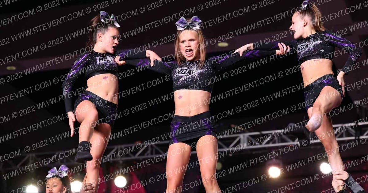 MGA Cheer Extreme Ultraviolet · One Up Grand Nationals