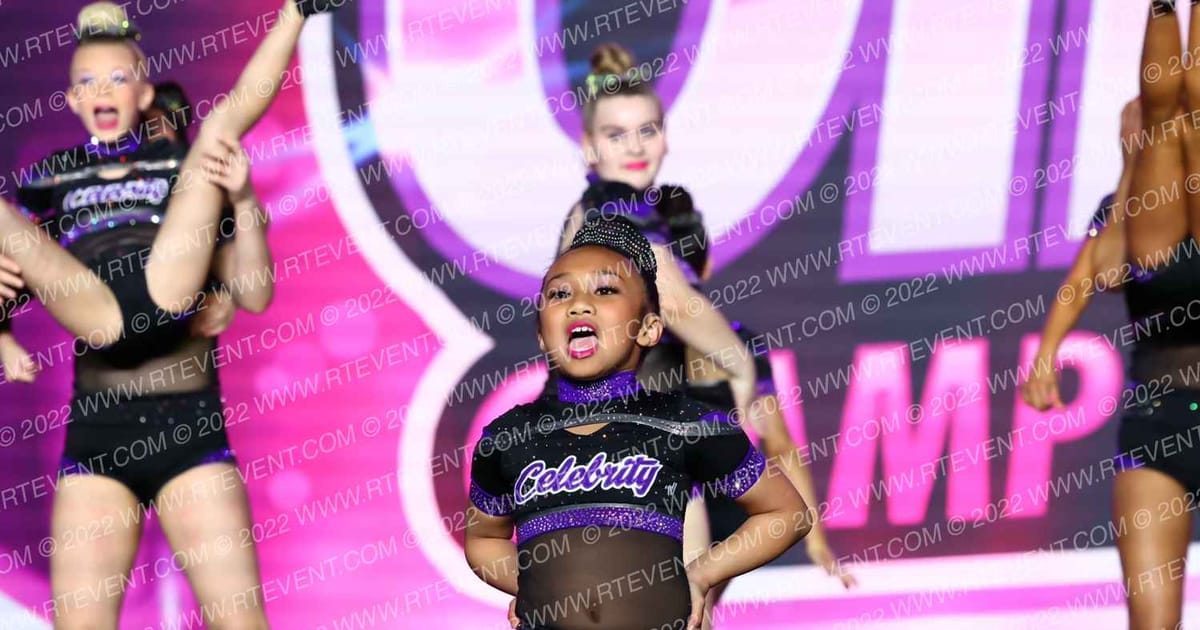 Celebrity Cheer Unlimited Covergirls · One Up Bellevue Nationls
