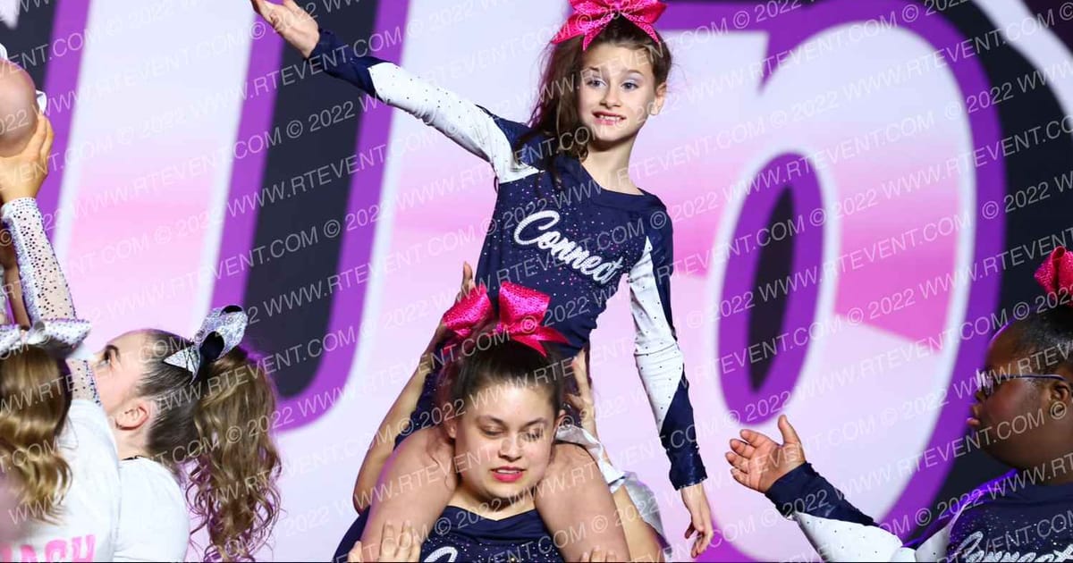 Connect Cheer Northwest Team Pink · One Up Bellevue Nationls