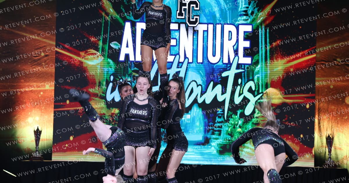 Panther athletics Cheerleading Ice cats · Adventure in Atlantis