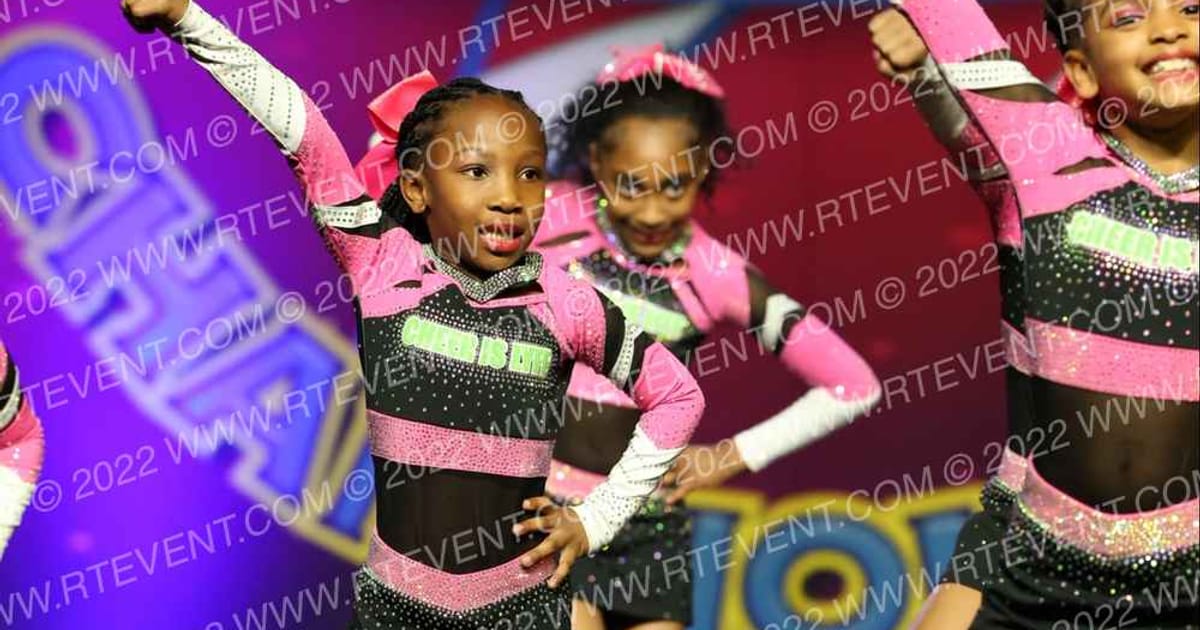 Cheer is Lyfe Black Crystals · The American Legacy Nationals