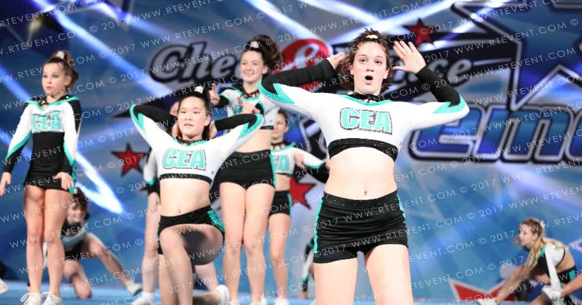 Cheer Extreme DMV Mt Airy 3 Teal · Holiday Spectacular