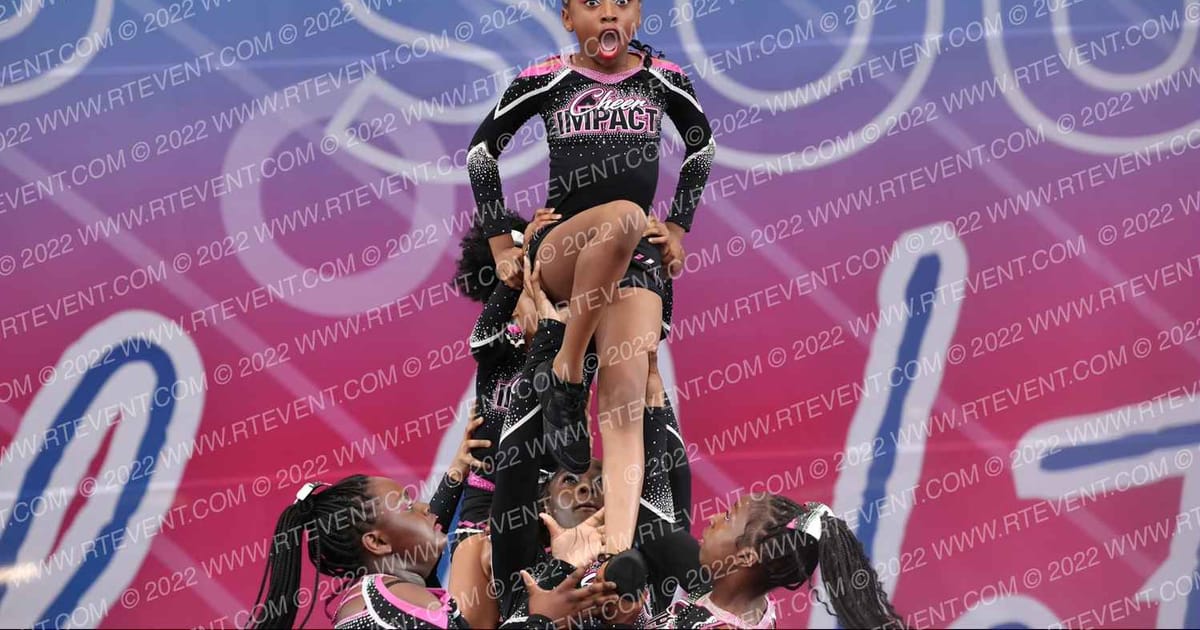 Cheer Impact Allstars Glow · BEACH NATIONALS