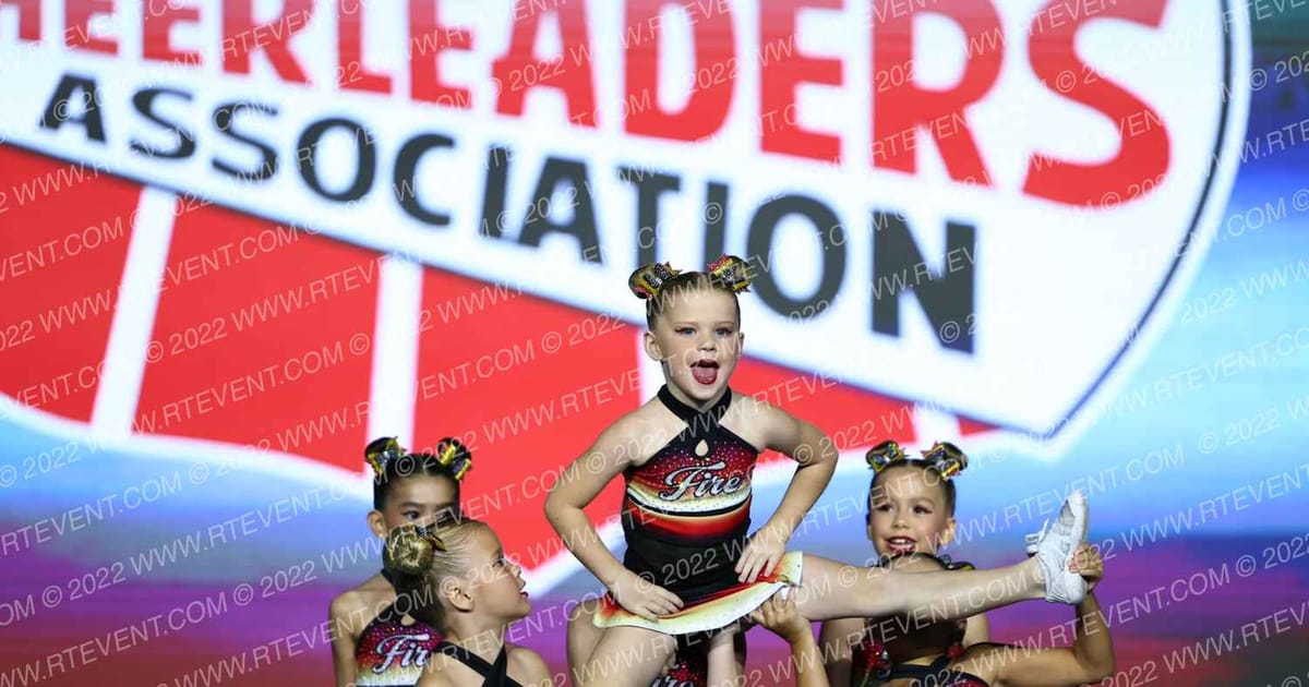 Fire Cheer Allstars Tiny Tantrums · NCA Daytona Beach Classic
