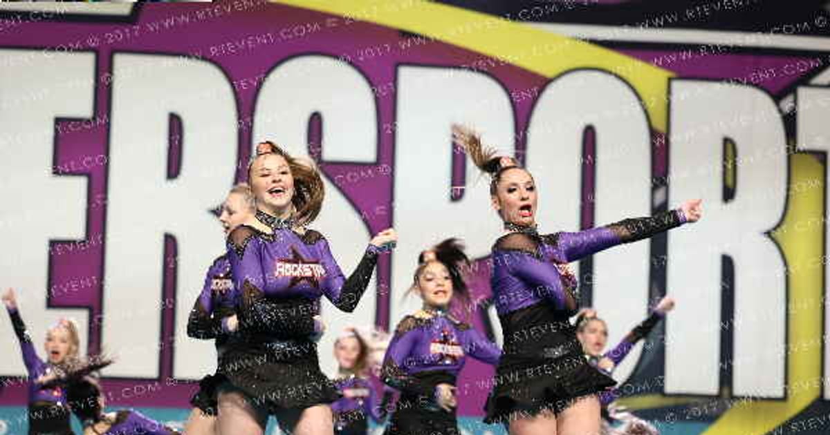 Rockstar Cheer Rhode Island Lady Gaga · CHEERSPORT NATIONALS HALL B4