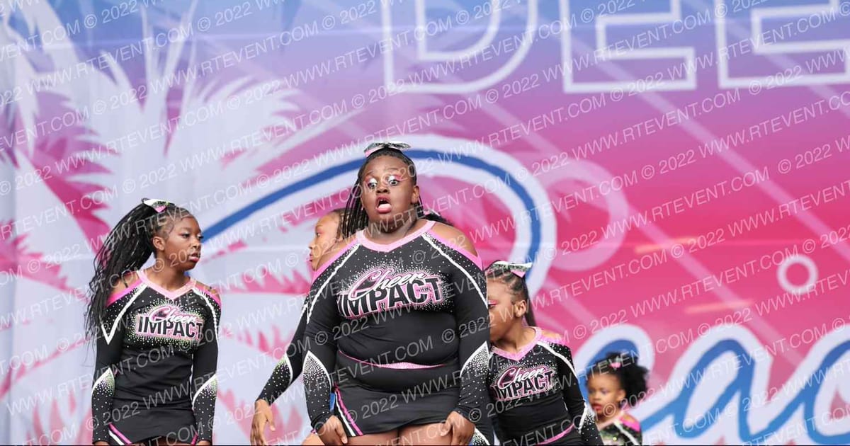 Cheer Impact Allstars Glow · BEACH NATIONALS