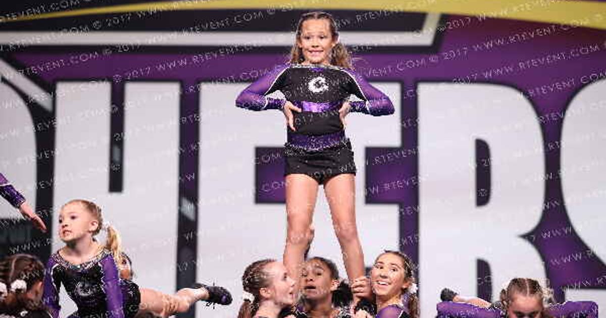 Charlotte Allstar Cheerleading Purple Royalty · CHEERSPORT NATIONALS HALL B5