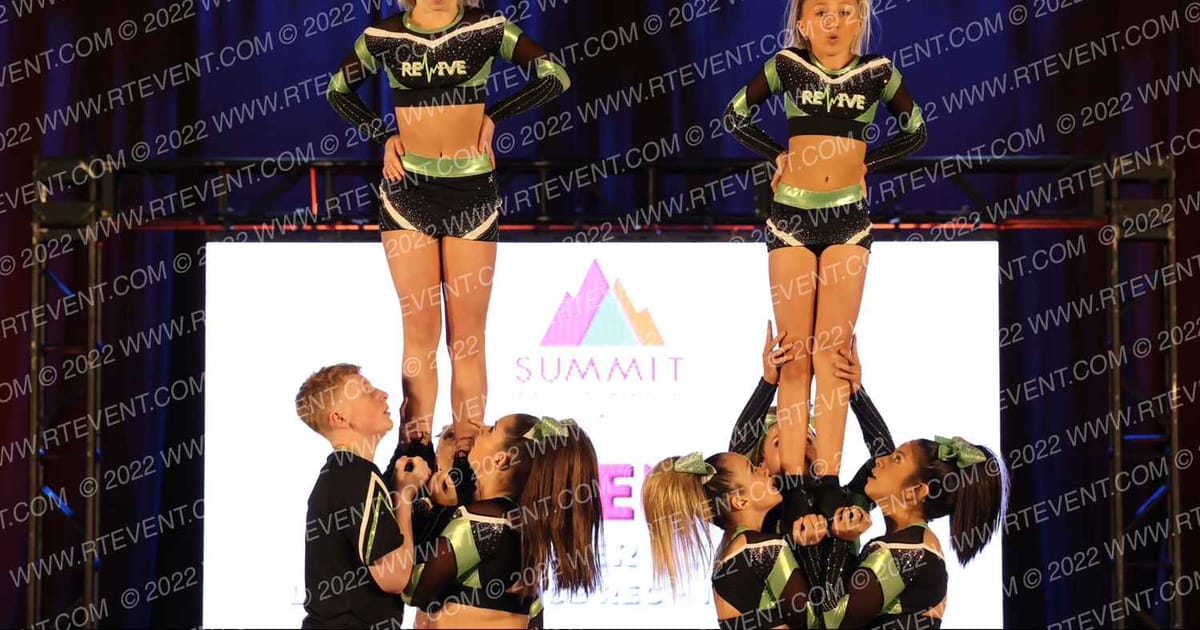 Revive Cheer Athletics Sirens · The West Recreational Summit Saturday