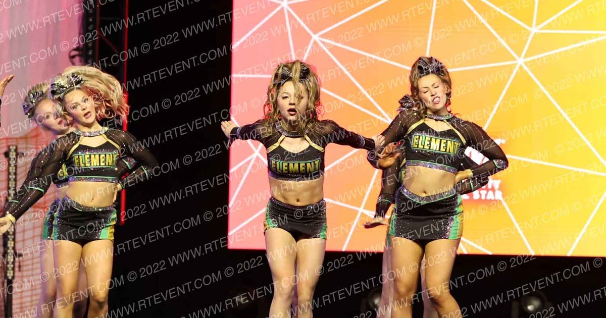 Element Elite Tumbling & Cheer Radium · The Midwest Regional Summit
