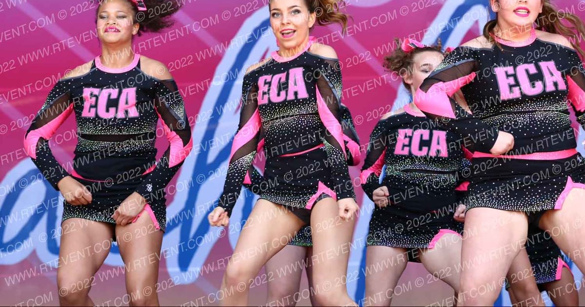 ECA East Central Athletics Pink Pistols · Beach Blast