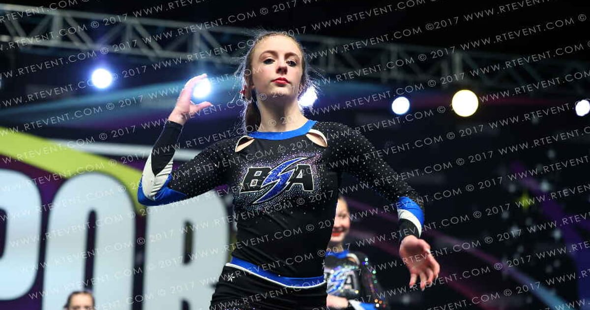 Blue Storm Athletics GLACIER GIRLS · CHEERSPORT NATIONALS HALL B2