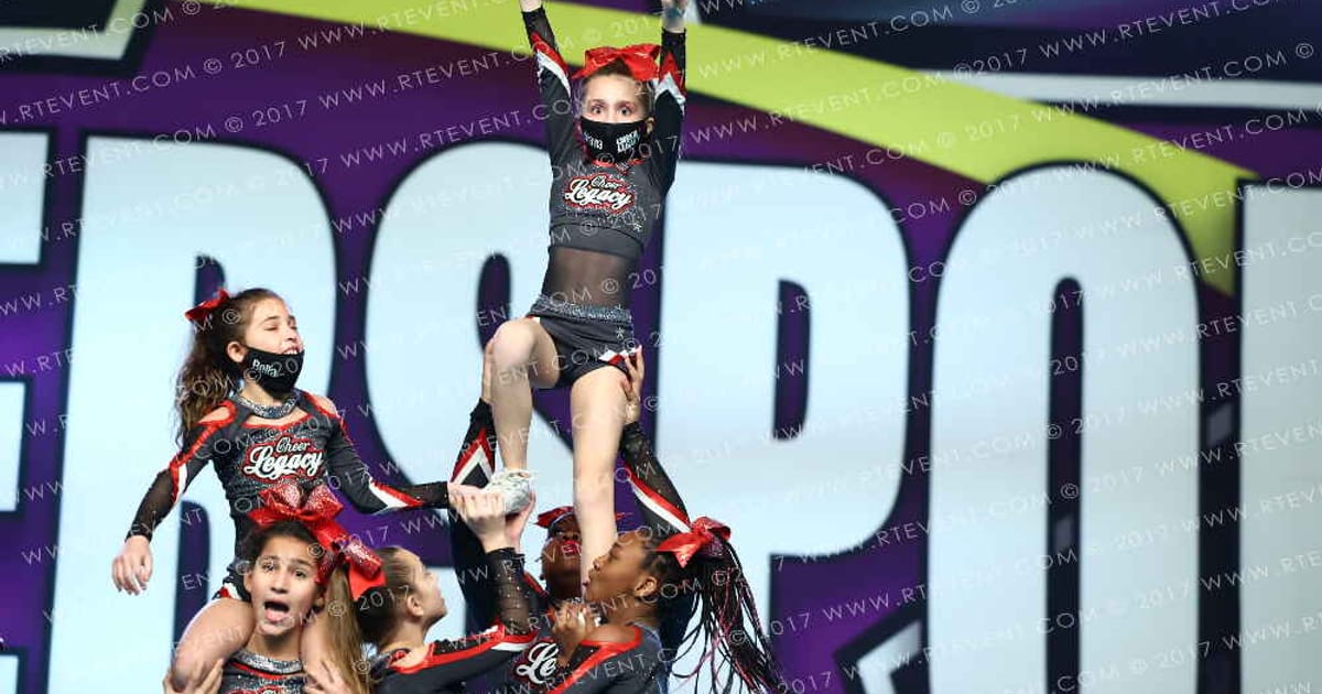 Cheer Legacy Allstars Crowns · CHEERSPORT NATIONALS HALL B2