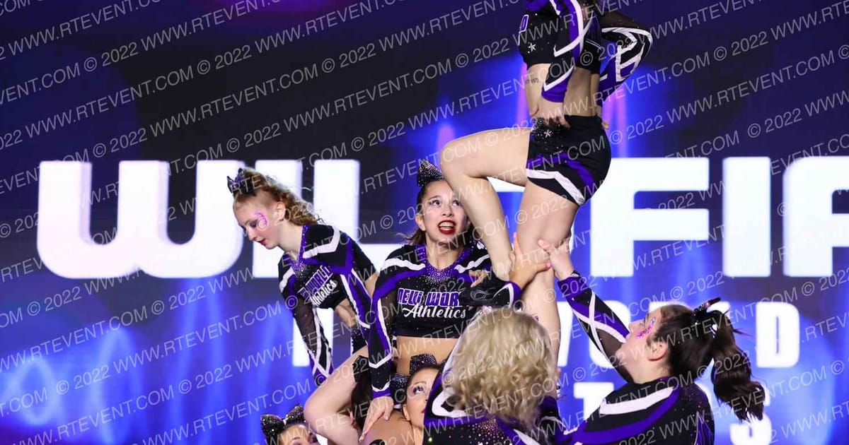 New World Athletics Wildfire · All Star Worlds Tuesday and Thursday