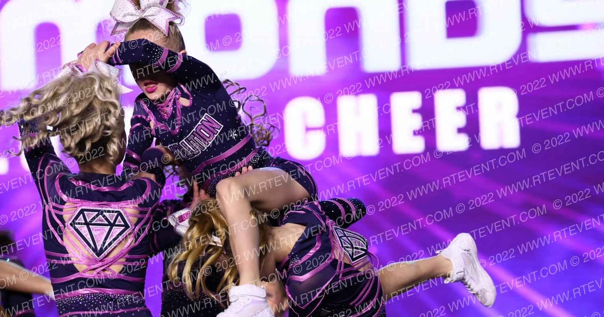 Evolution Cheer BLU3 Diamonds · All Star Worlds Wednesday