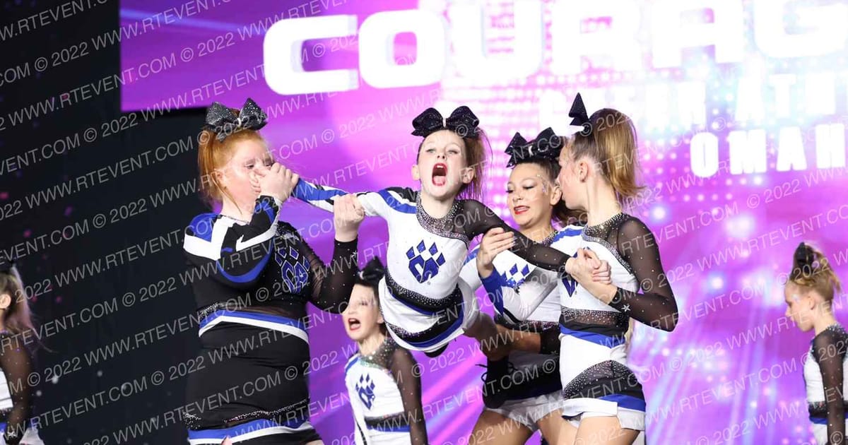 Cheer Athletics Omaha CourageCAts · All Star Worlds Wednesday