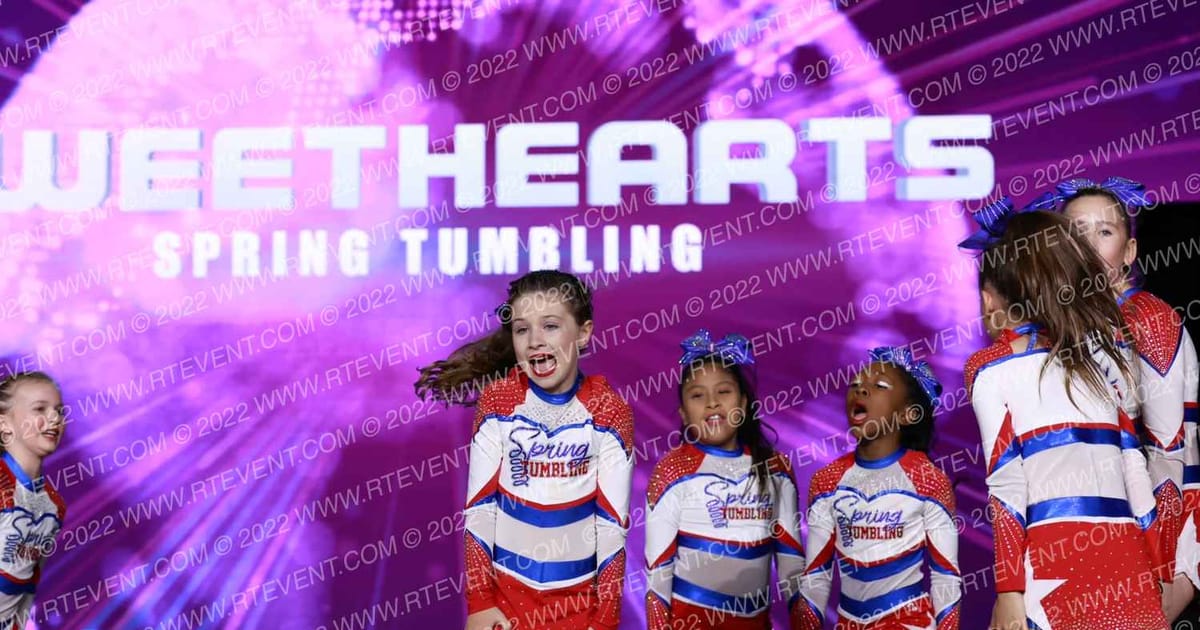 Spring Tumbling Sweethearts · All Star Worlds Wednesday