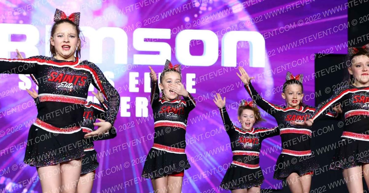 Saints Elite Cheer Crimson · All Star Worlds Wednesday