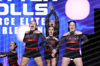 Fierce Elite Cheerleading Glitter Dolls
