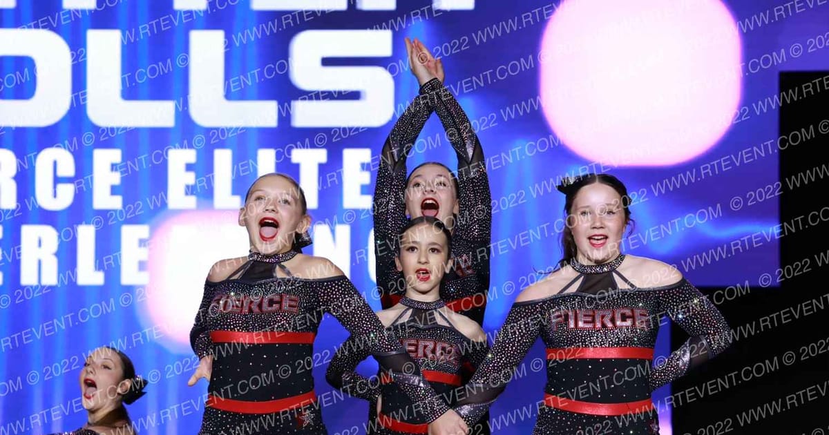 Fierce Elite Cheerleading Glitter Dolls · All Star Worlds Thursday