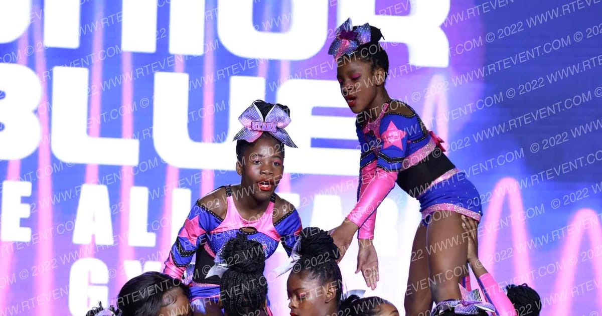 The Allstar Gym Junior Blue · All Star Worlds Thursday