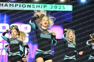 Cheer Sport Sharks Calgary Voodoo Sharks