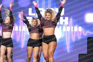 Galaxy cheerleading Lady Black