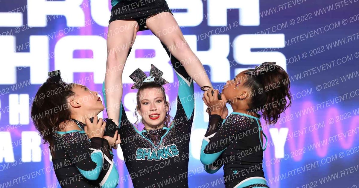 Cheer Sport Sharks Calgary Crush Sharks · All Star Worlds Thursday