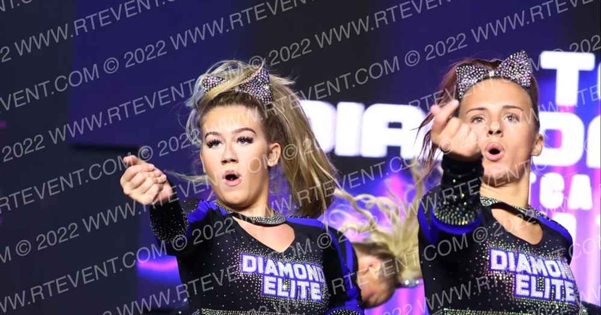 TCA Cheer and tumble TCA Diamond Elite · All Star Worlds Friday