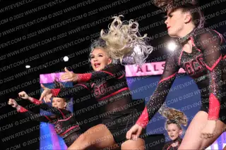 Galaxy cheerleading Miss Pink
