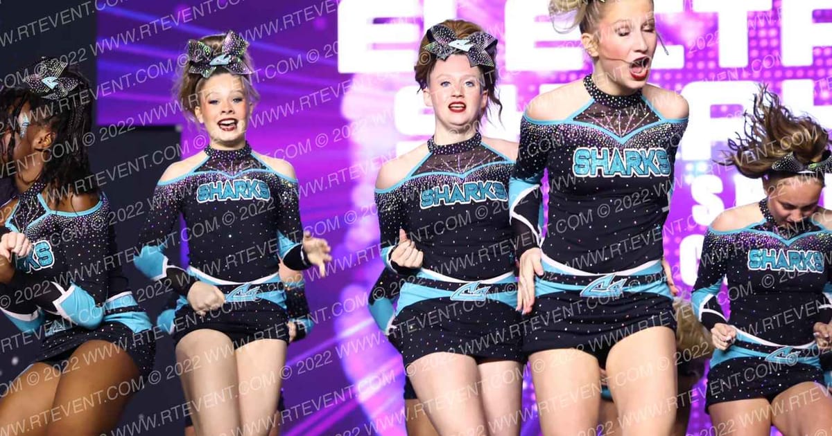 Cheer Sport Sharks Calgary Electric Sharks · All Star Worlds Friday
