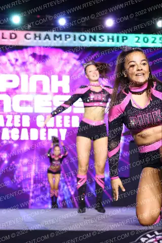 Lazer Cheer academy PINK PRINCESSES