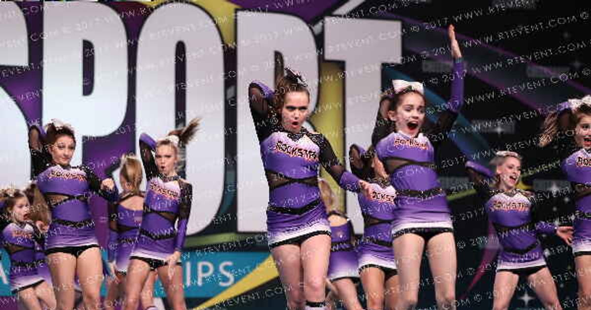 Rockstar Cheer Lake Norman Twisted Sister · CHEERSPORT NATIONALS HALL B5