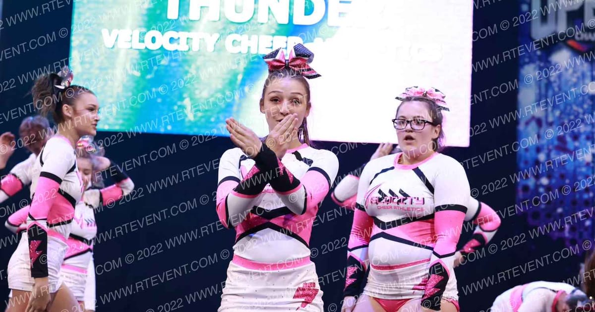 Velocity Cheer Athletics Thunder · The open sunday updated