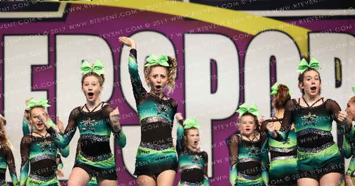 Element Elite Tumbling and Cheer ZINC · CHEERSPORT NATIONALS HALL B4