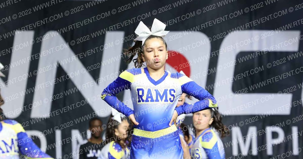 ANAHEIM LADY RAMS JR PEE WEE · The Pinnacle Cheerleading Championship