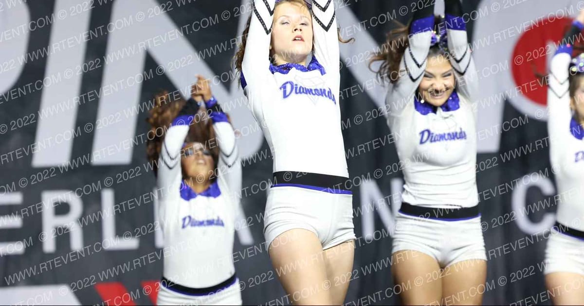 DESERT DIAMONDS JBLUE · The Pinnacle Cheerleading Championship