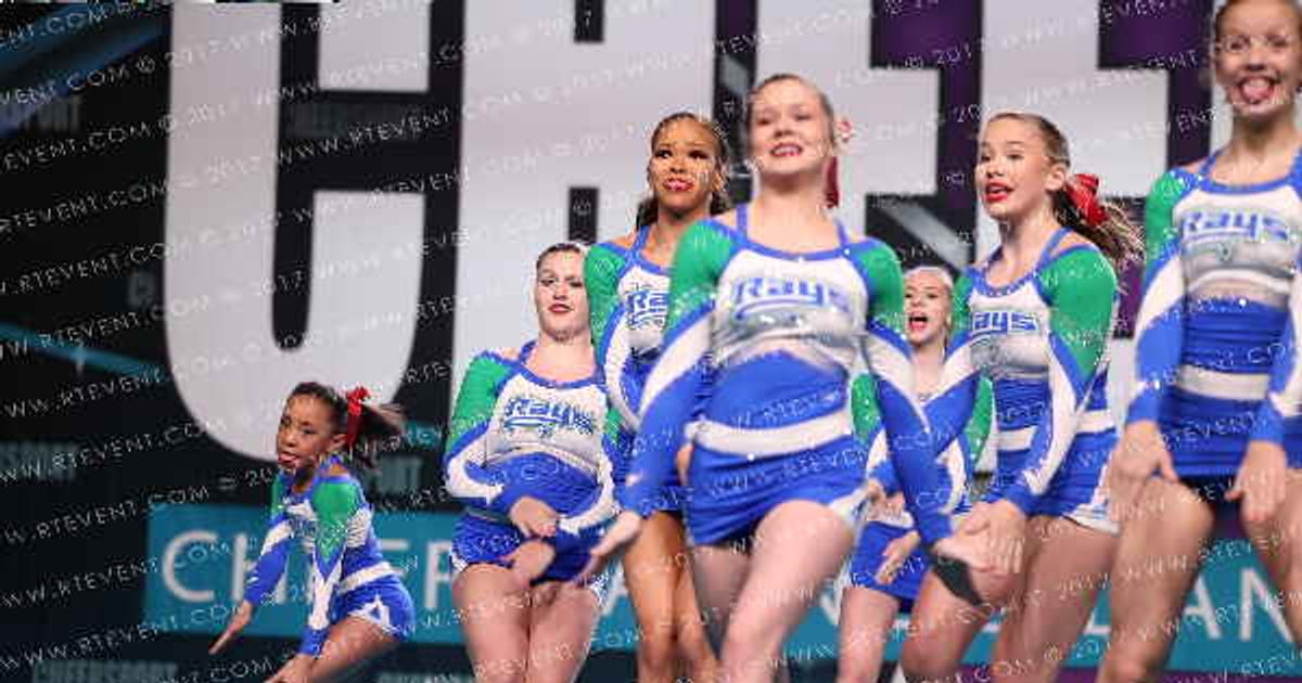 The Stingray All Stars Scarlet · CHEERSPORT NATIONALS HALL B5