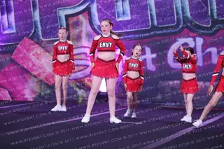 Envy cheerleading Warriors