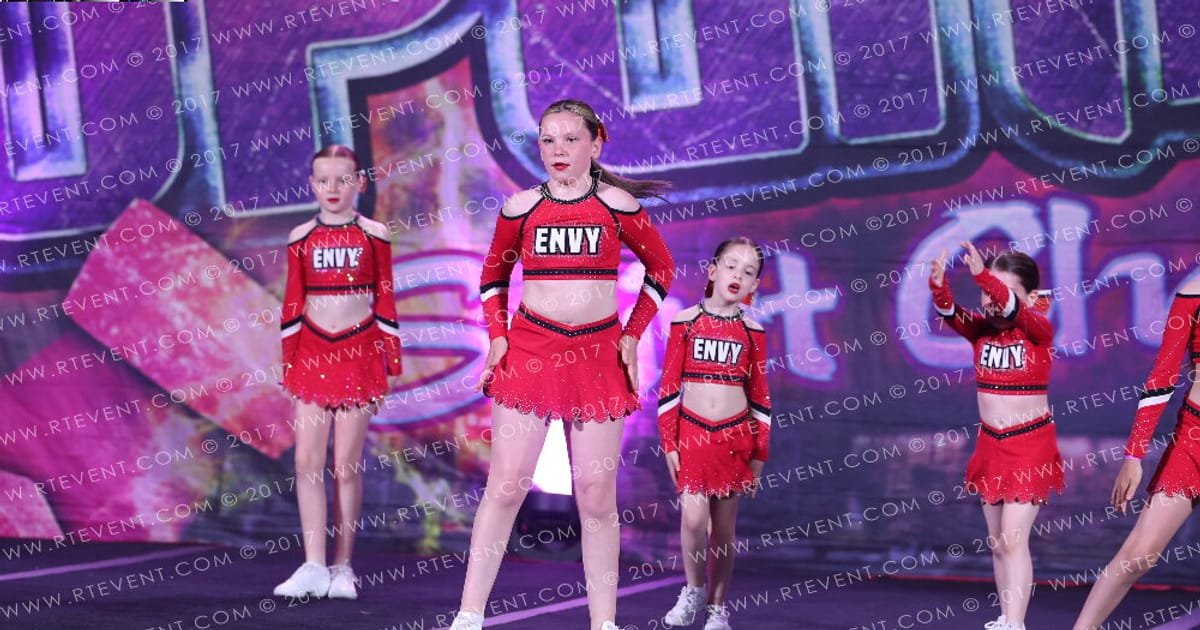 Envy cheerleading Warriors · Superhero Spirit Challenge