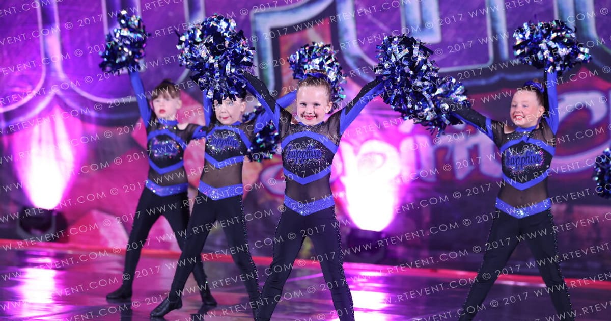 Sapphire Cheer and Dance GLITTER · Superhero Spirit Challenge