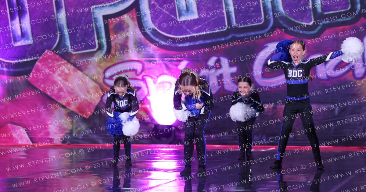 Blue Dynamite Cheerleaders Sapphire · Superhero Spirit Challenge