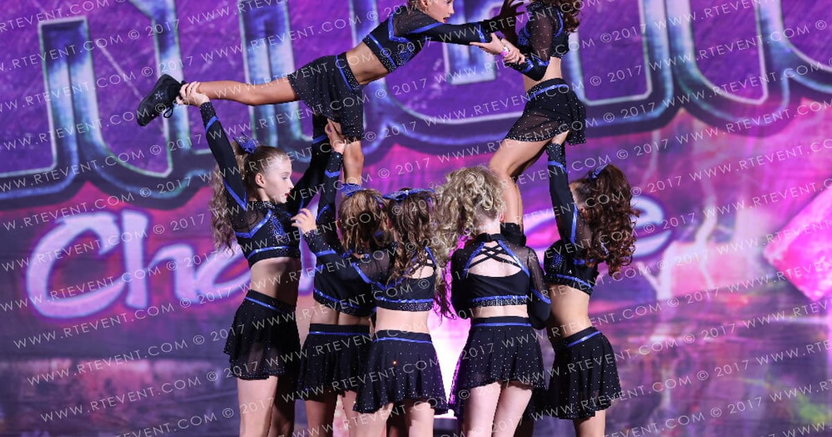 Sapphire Cheer and Dance VIOLET · Superhero Spirit Challenge