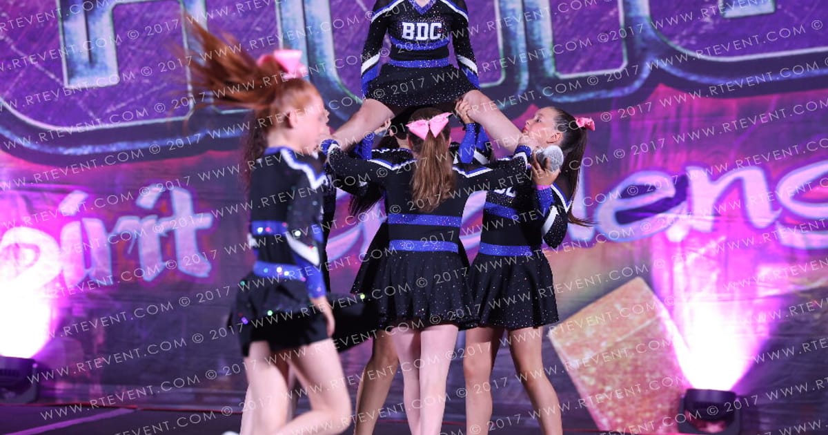 Blue Dynamite Cheerleaders Blaze · Superhero Spirit Challenge