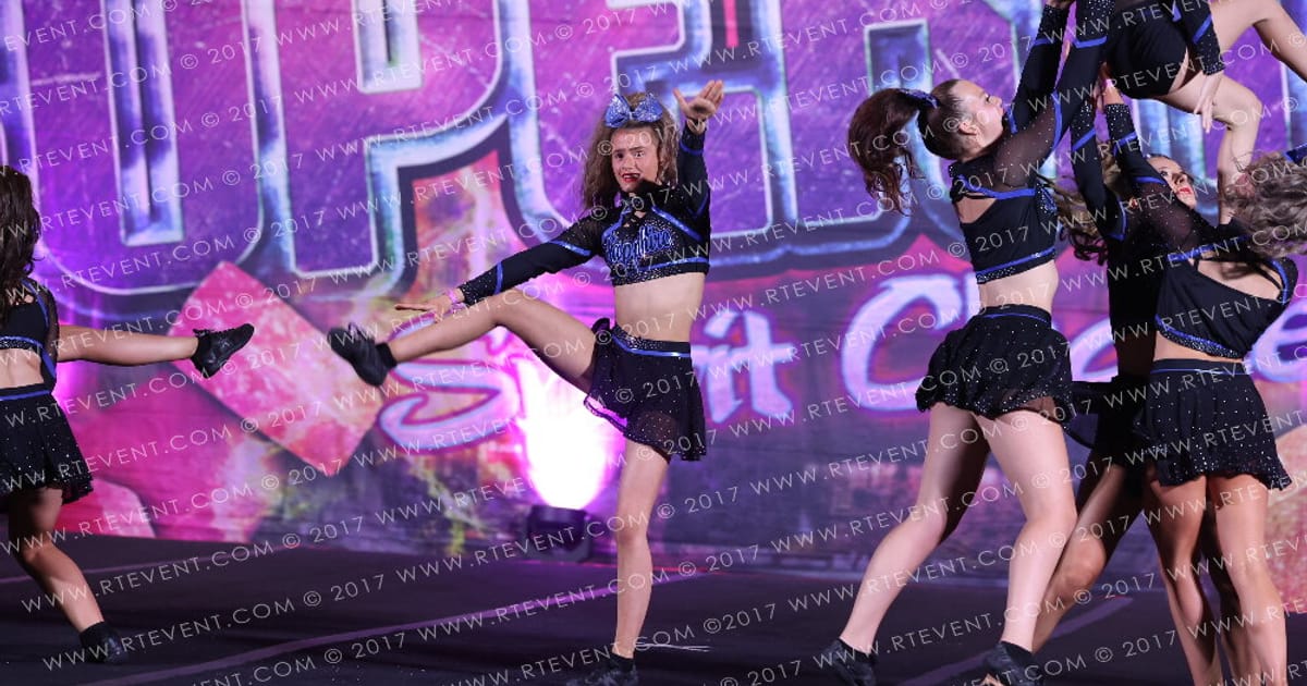 Sapphire Cheer and Dance TANZANITE · Superhero Spirit Challenge